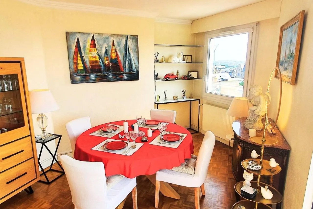 סן מלו Bright Apt With Balcony Panoramic View דירה סן מלו