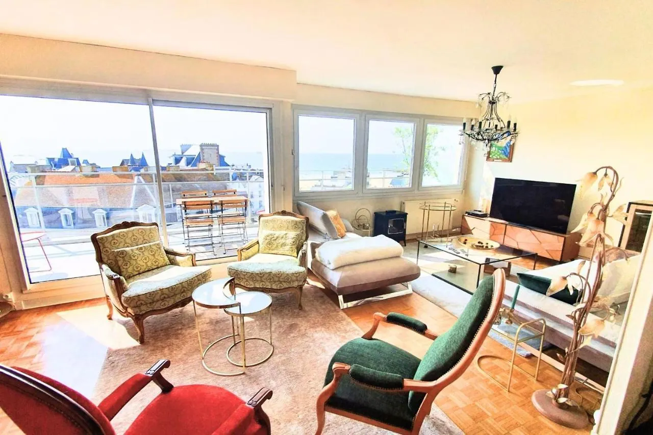 דירה סן מלו Bright Apt With Balcony Panoramic View צרפת